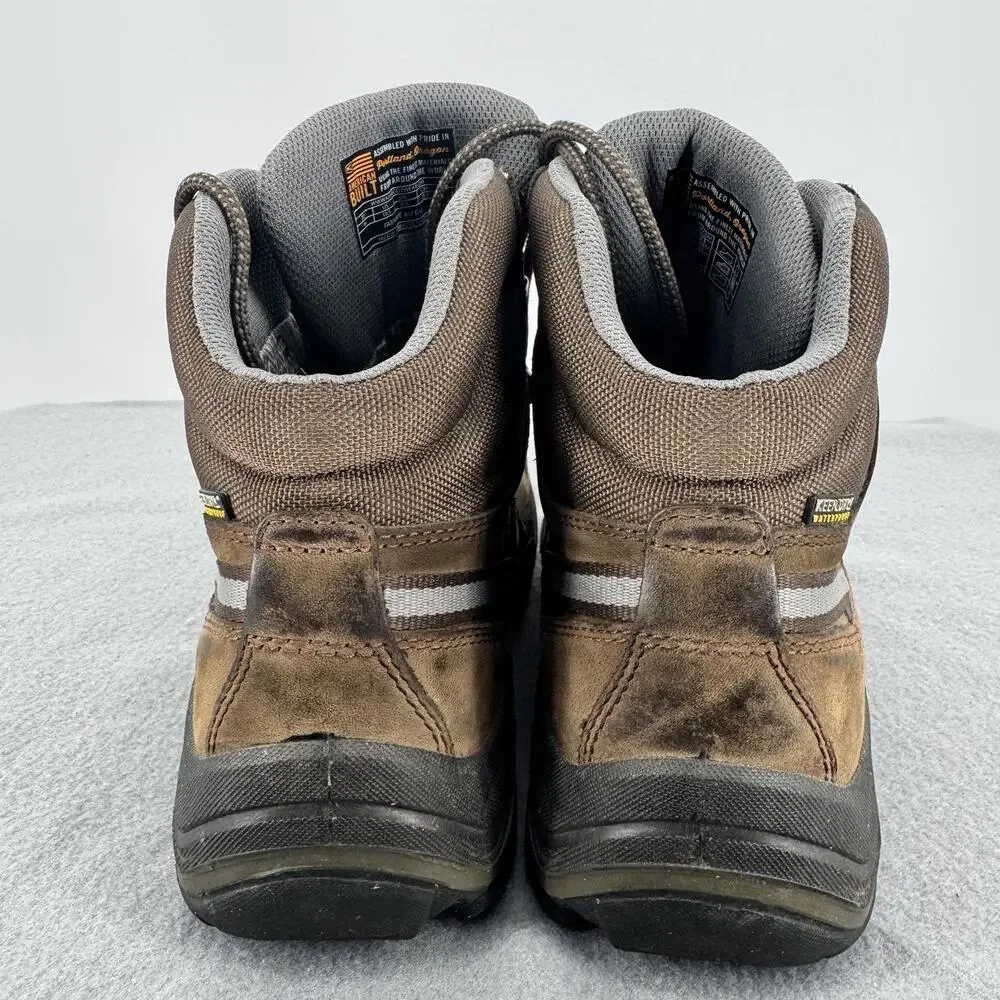 KEEN Durand II Mid Waterproof Hiking Boots Mens 10.5 Brown Leather 1020218 USA